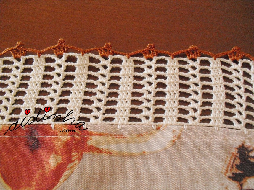crochet da toalha de mesa