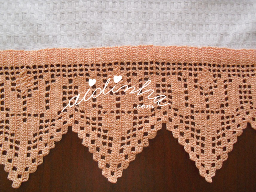 crochet do pano de cozinha