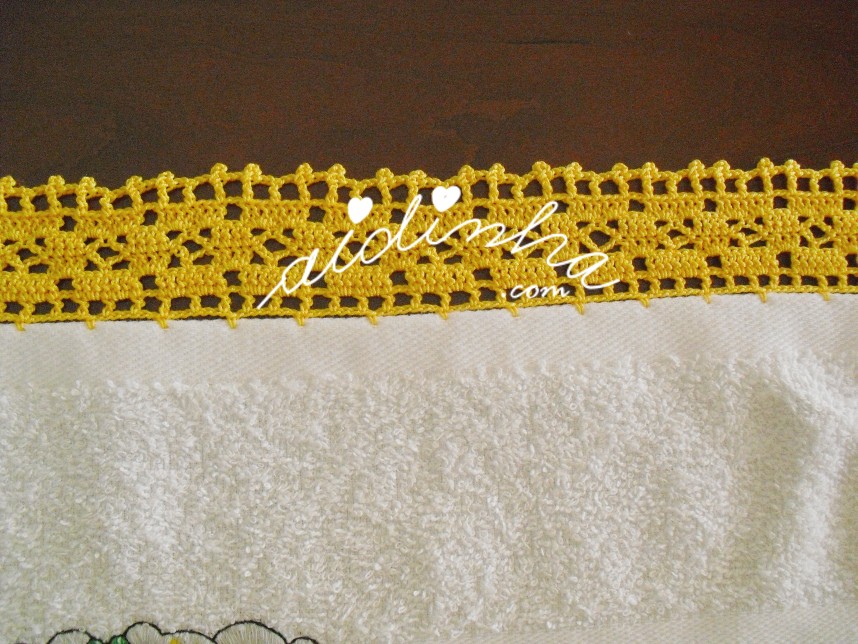 crochet do centro e do pano turco de Natal