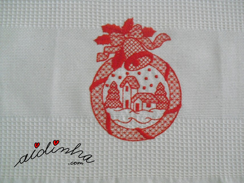 Bordado do centro de Natal, com crochet