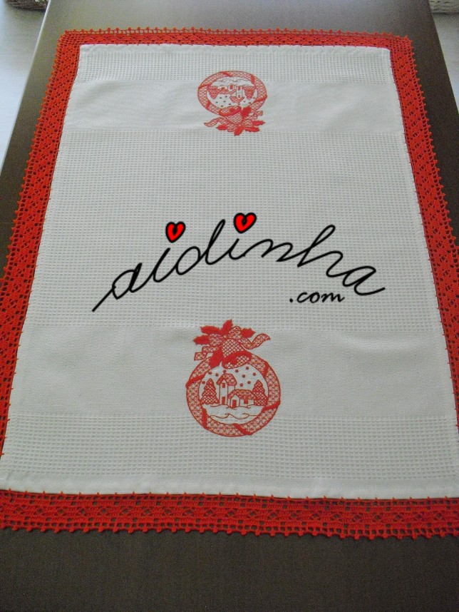 outra foto centro de Natal, com dois bordados e crochet