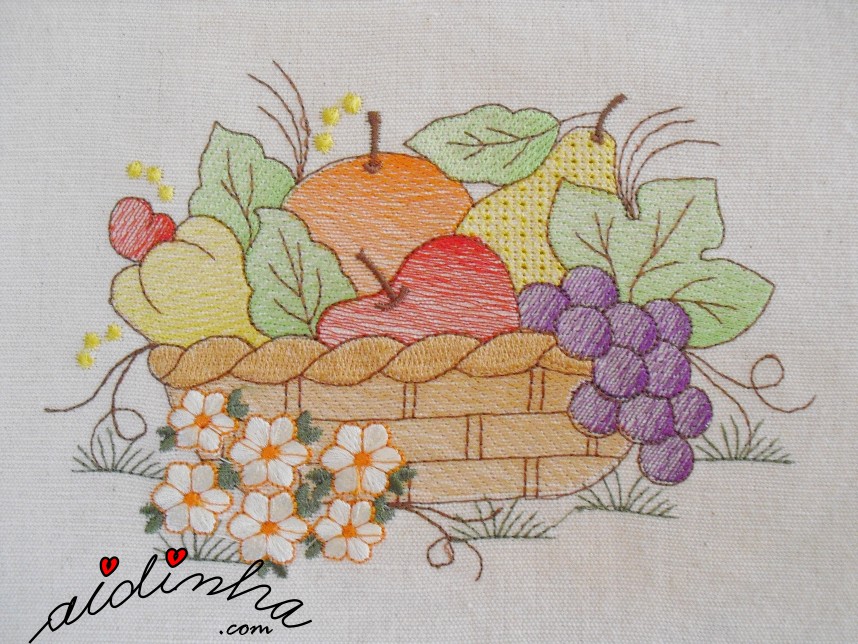 bordado do conjunto de cozinha com crochet