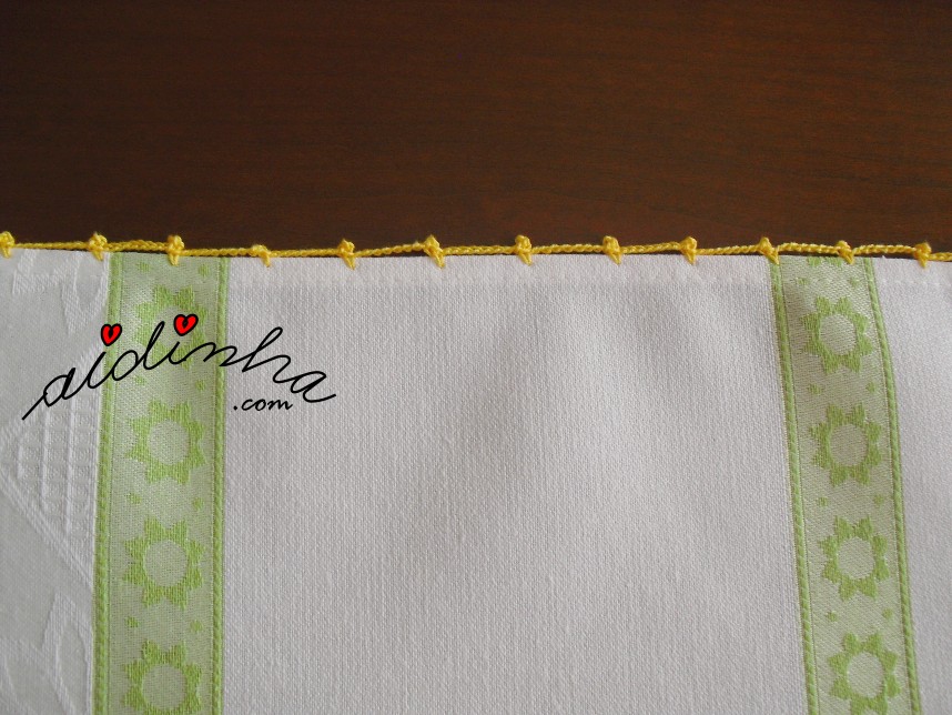 volta de remate de crochet