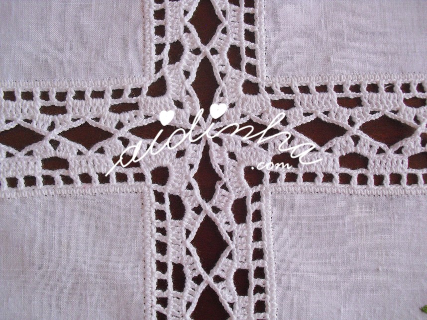 união dos quadrados em crochet