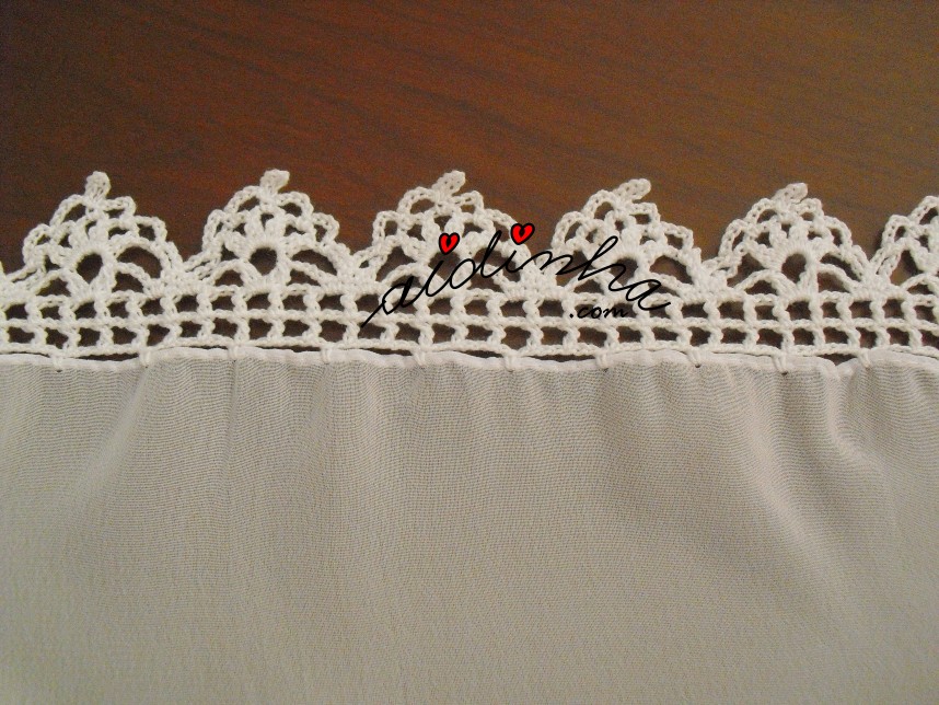 crochet da écharpe de organza